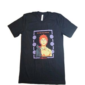 NARUTO Pain Akatsuki T-Shirt S | Bella+Canvas Almighty Push Anime T-shirt